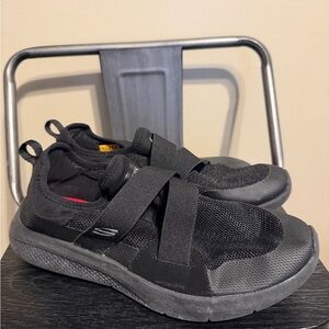 Skechers Work Slip Resistant Shoes Women’s 9 Black Relaxed Fit Memory Foam